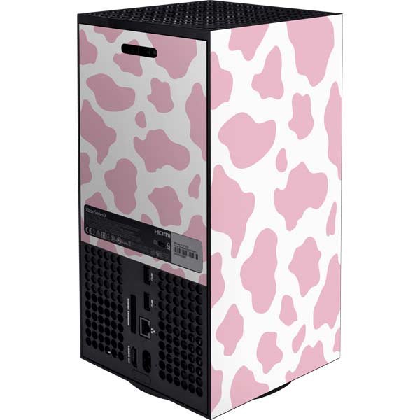 Pink Cow Print Xbox Series X Skins