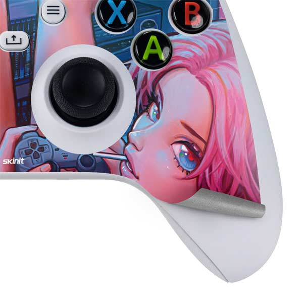 Pink Hair Anime Gamer Girl by Ivy Dolamore Xbox Series S Skins