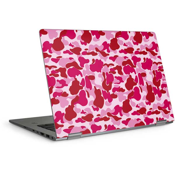 Pink Street Camo Laptop Skins