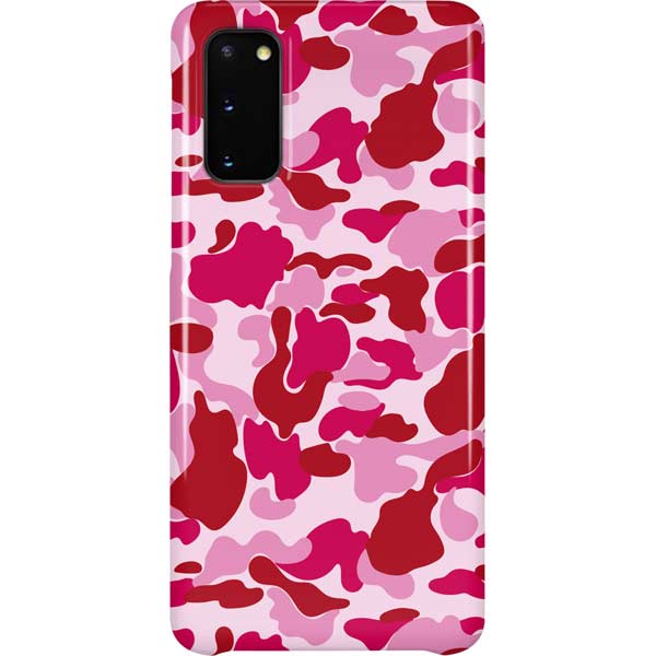 Pink Street Camo Galaxy Cases