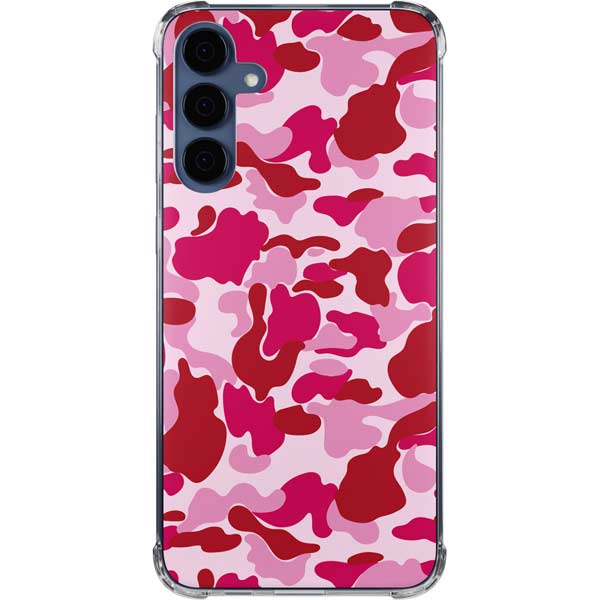 Pink Street Camo Galaxy Cases