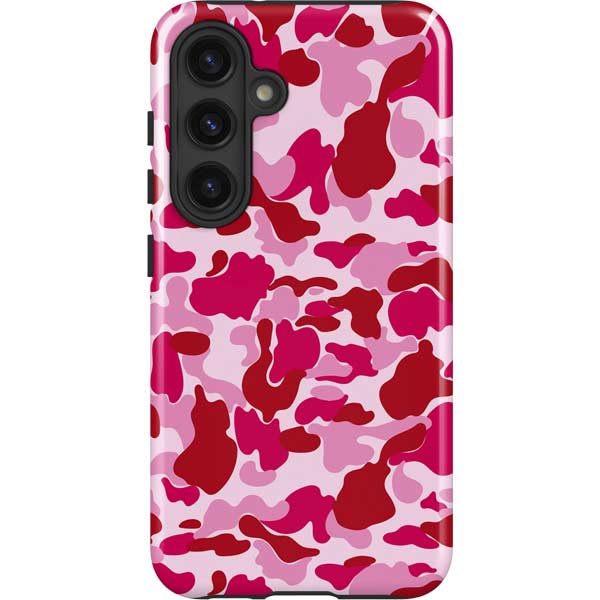 Pink Street Camo Galaxy Cases