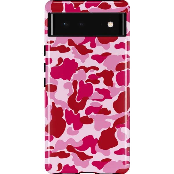 Pink Street Camo Pixel Cases