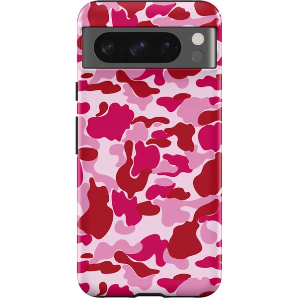 Pink Street Camo Pixel Cases