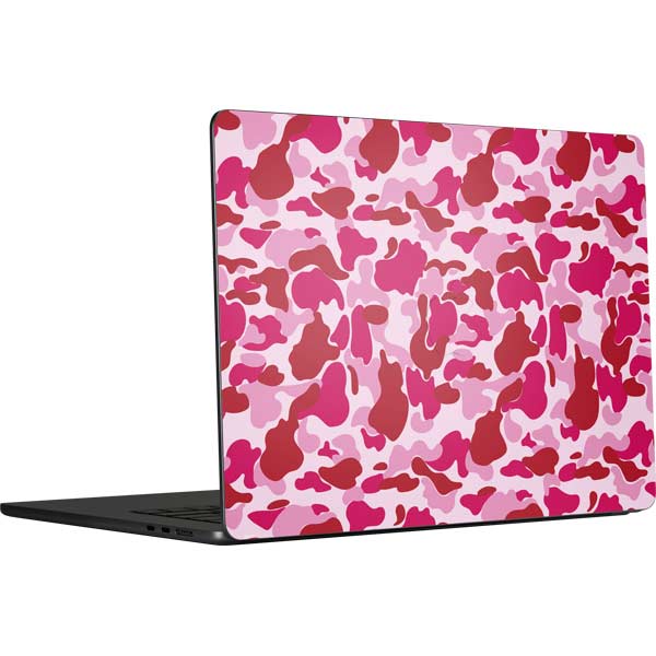 Pink Street Camo MacBook Skins