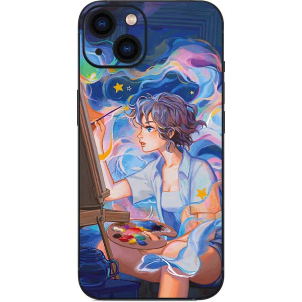 Rainbow Anime Artist Painter by Ivy Dolamore iPhone Skins