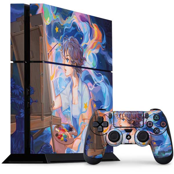 Rainbow Anime Artist Painter by Ivy Dolamore PlayStation PS4 Skins