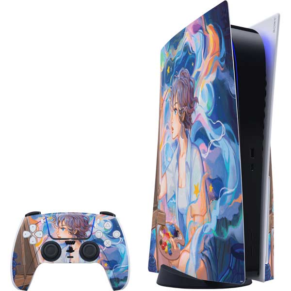 Rainbow Anime Artist Painter by Ivy Dolamore PlayStation PS5 Skins