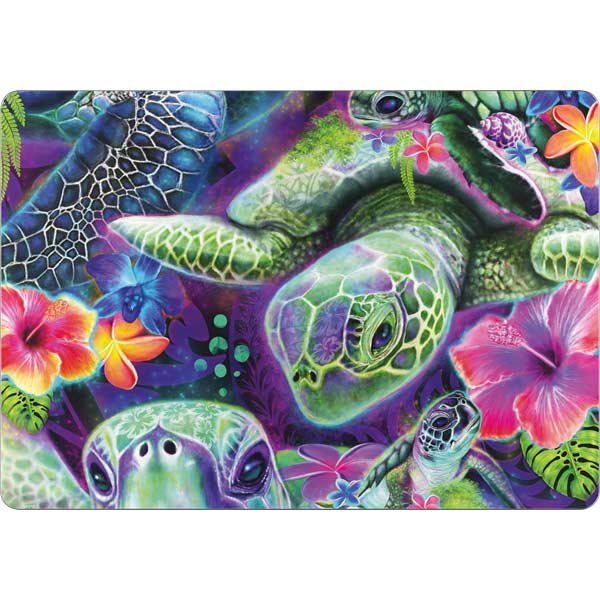 Rainbow Sea Turtles by Sheena Pike MacBook Skins