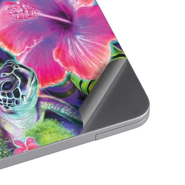 Rainbow Sea Turtles by Sheena Pike MacBook Skins