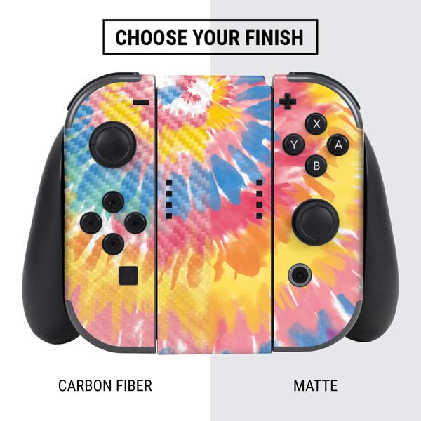 Rainbow Tie Dye Nintendo Skins