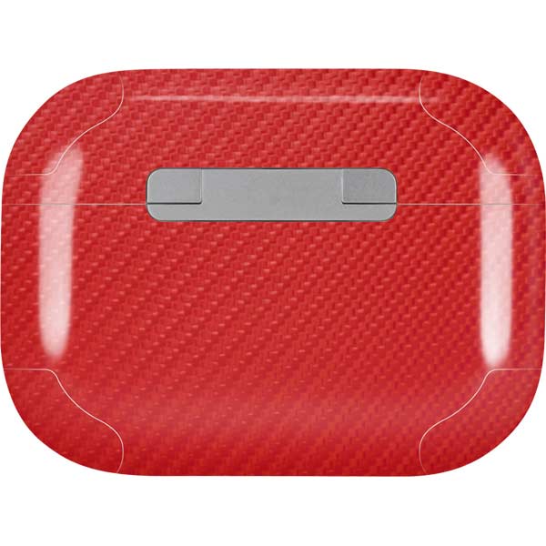 Red Carbon Fiber Specialty Texture Material AirPods Skins