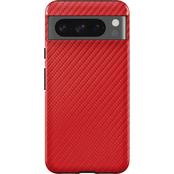 Red Carbon Fiber Specialty Texture Material Pixel Cases