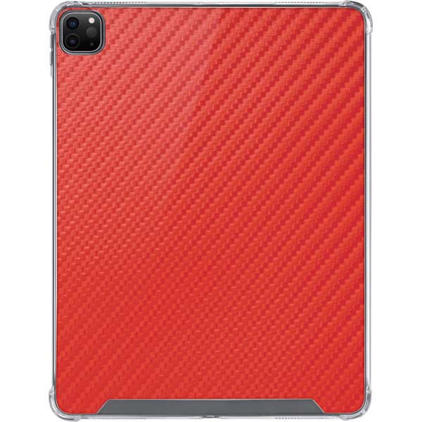 Red Carbon Fiber Specialty Texture Material iPad Cases