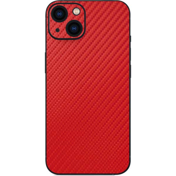 Red Carbon Fiber Specialty Texture Material iPhone Skins