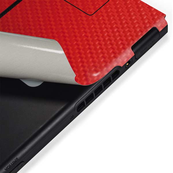 Red Carbon Fiber Specialty Texture Material Nintendo Skins