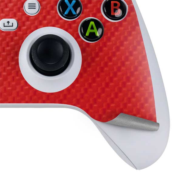 Red Carbon Fiber Specialty Texture Material Xbox Series S Skins