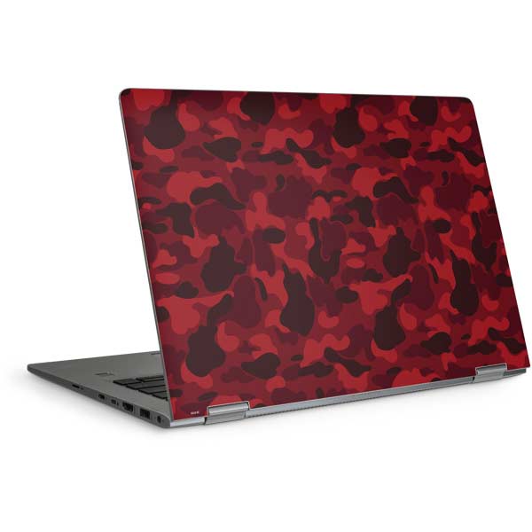 Red Street Camo Laptop Skins