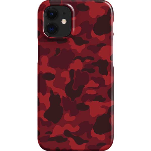 Red Street Camo iPhone Cases