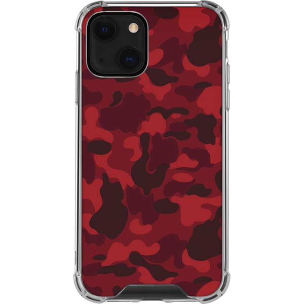 Red Street Camo iPhone Cases