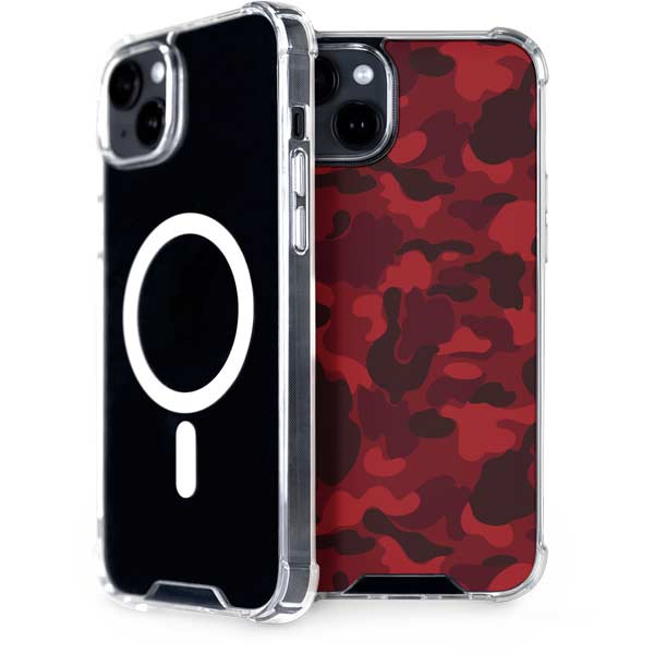 Red Street Camo iPhone Cases