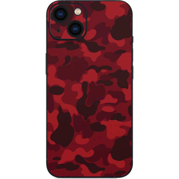 Red Street Camo iPhone Skins