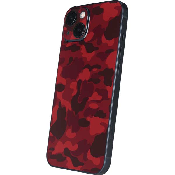 Red Street Camo iPhone Skins