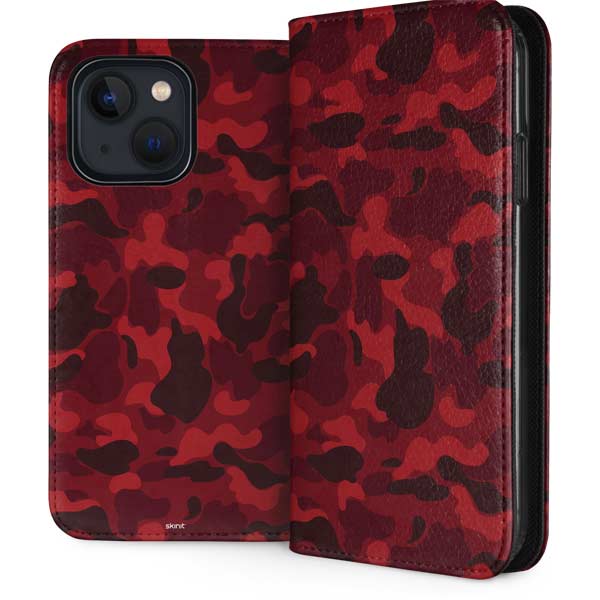 Red Street Camo iPhone Cases