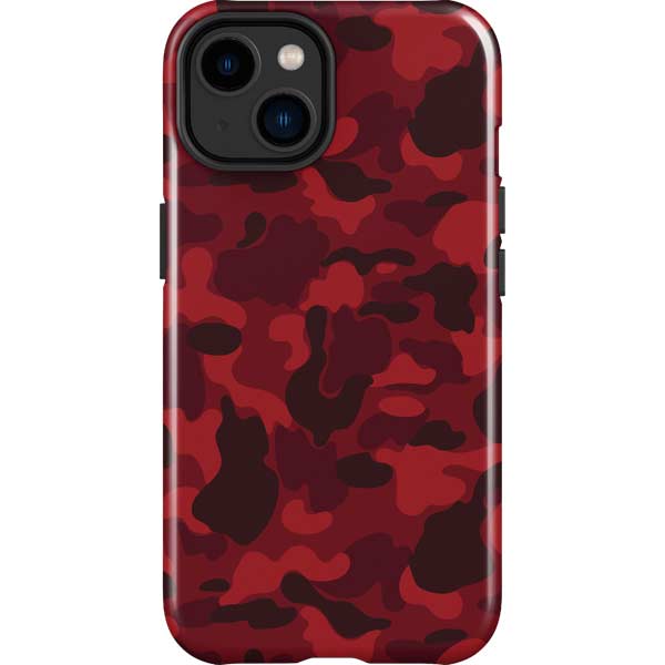 Red Street Camo iPhone Cases