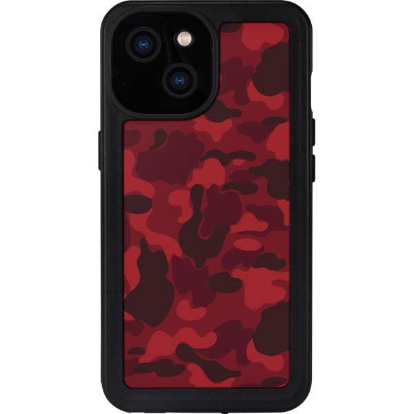 Red Street Camo iPhone Cases