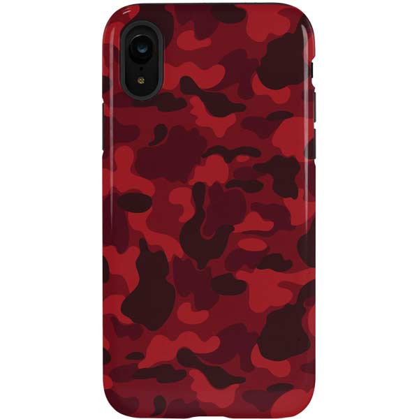 Red Street Camo iPhone Cases