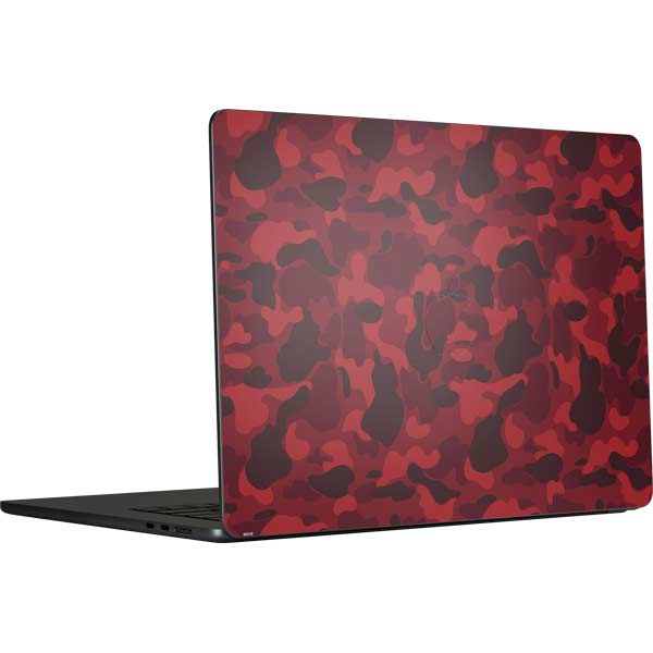 Red Street Camo MacBook Skins