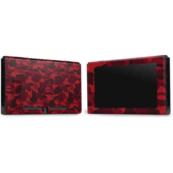 Red Street Camo Nintendo Skins