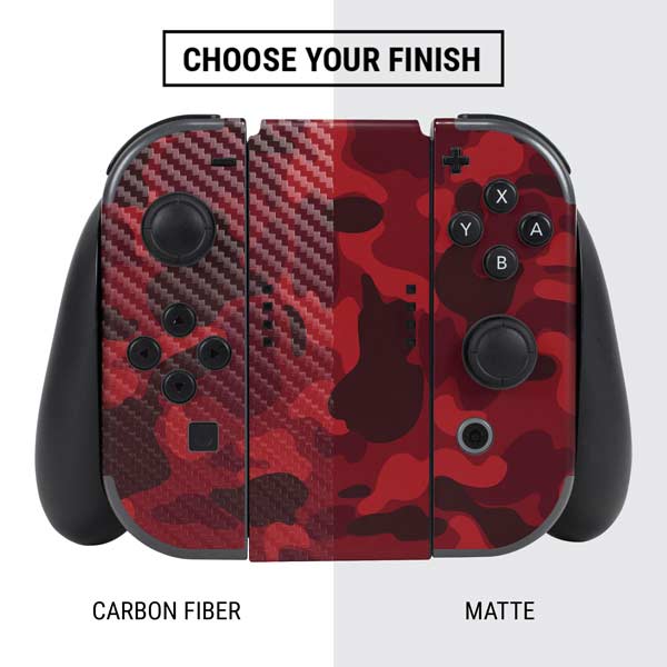 Red Street Camo Nintendo Skins