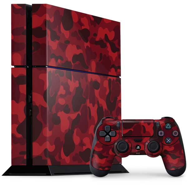 Red Street Camo PlayStation PS4 Skins