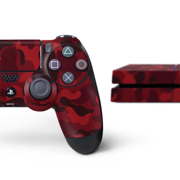 Red Street Camo PlayStation PS4 Skins