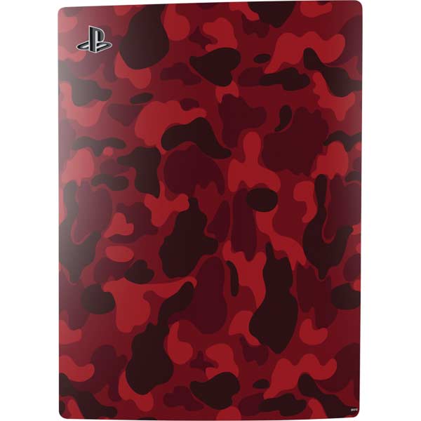 Red Street Camo PlayStation PS5 Skins