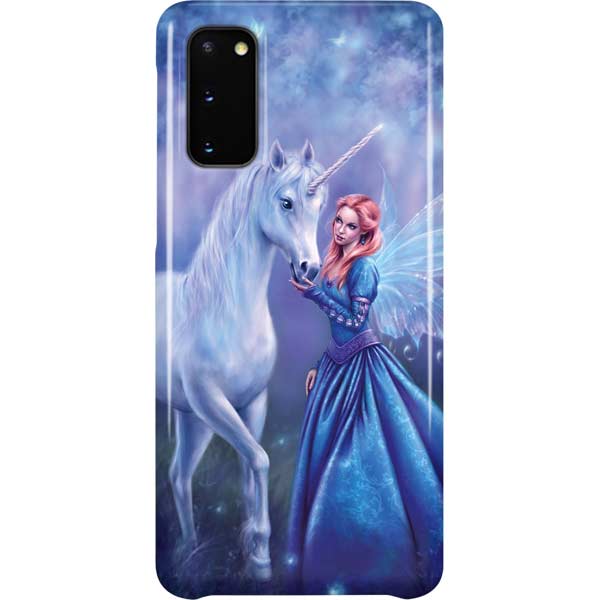 Rhiannon Fairy and Unicorn by Rachel Anderson Galaxy Cases
