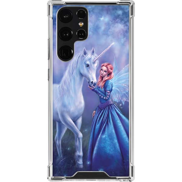 Rhiannon Fairy and Unicorn by Rachel Anderson Galaxy Cases