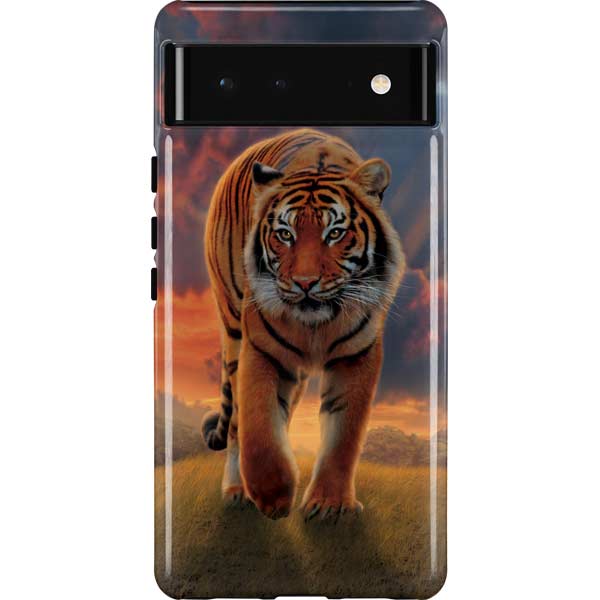 Rising Tiger by Vincent Hie Pixel Cases