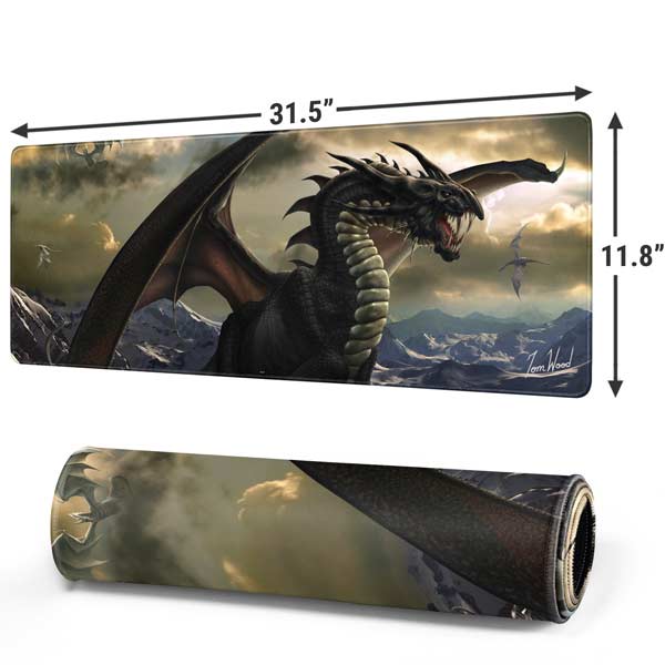 Rogue Dragon by Tom Wood Mousepad