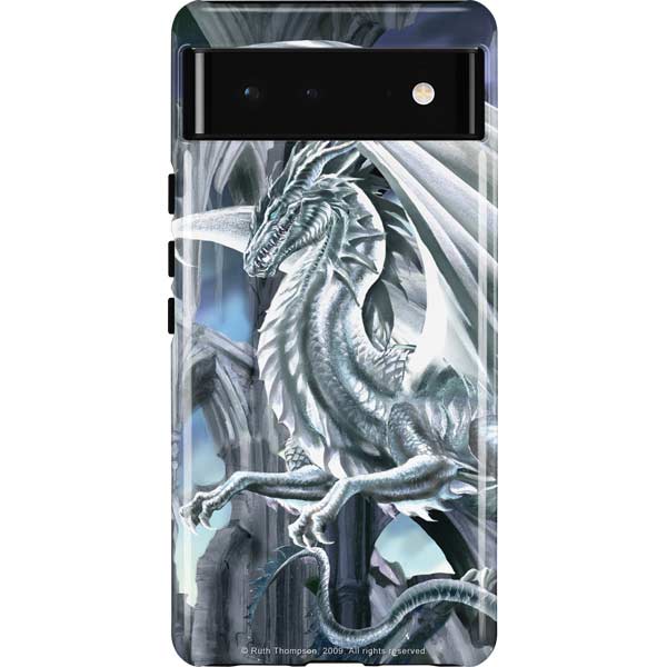 Ruth Thompson Checkmate Dragons by Ruth Thompson Pixel Cases
