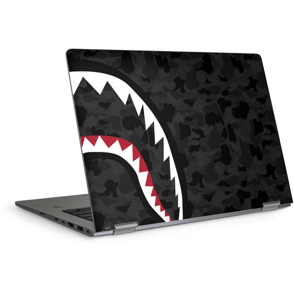 Shark Teeth Grey Street Camo Laptop Skins