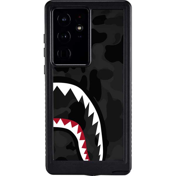 Shark Teeth Grey Street Camo Galaxy Cases