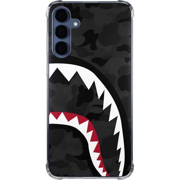 Shark Teeth Grey Street Camo Galaxy Cases