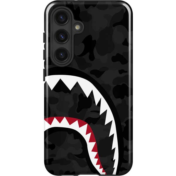 Shark Teeth Grey Street Camo Galaxy Cases