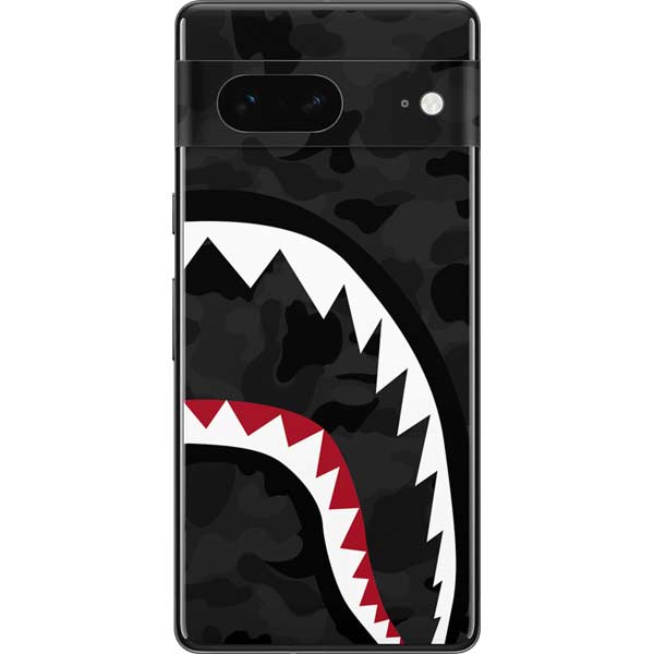 Shark Teeth Grey Street Camo Pixel Skins