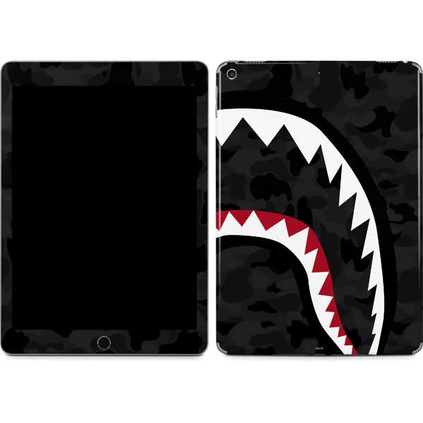 Shark Teeth Grey Street Camo iPad Skins