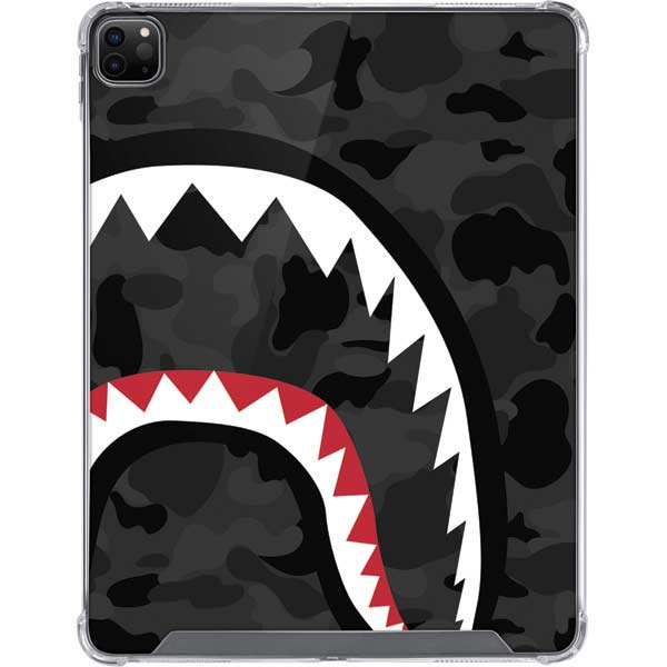Shark Teeth Grey Street Camo iPad Cases