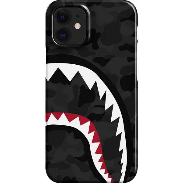 Shark Teeth Grey Street Camo iPhone Cases
